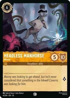 Headless Manhorse - Manny - NM Cold Foil - Whispers in the Well 004