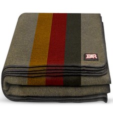 Ever Ready First Aid Military Wool Blanket - 95 Wool, Washable, Perfect for ...