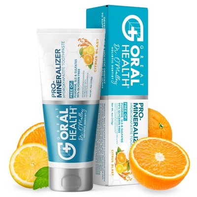 Nano hydroxyapatite Toothpaste Fluoride Free; Dentist Formulated Pro Reminera...