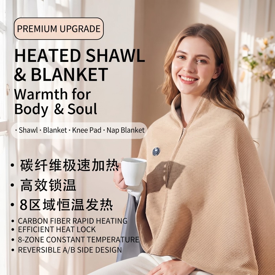 Heated Shawl Blanket 59