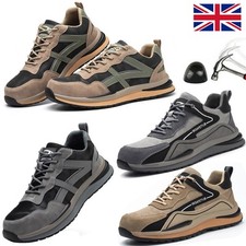 Mens Safety Work Shoes Trainers Womens Steel Toe Cap Lightweight Hiking Boots