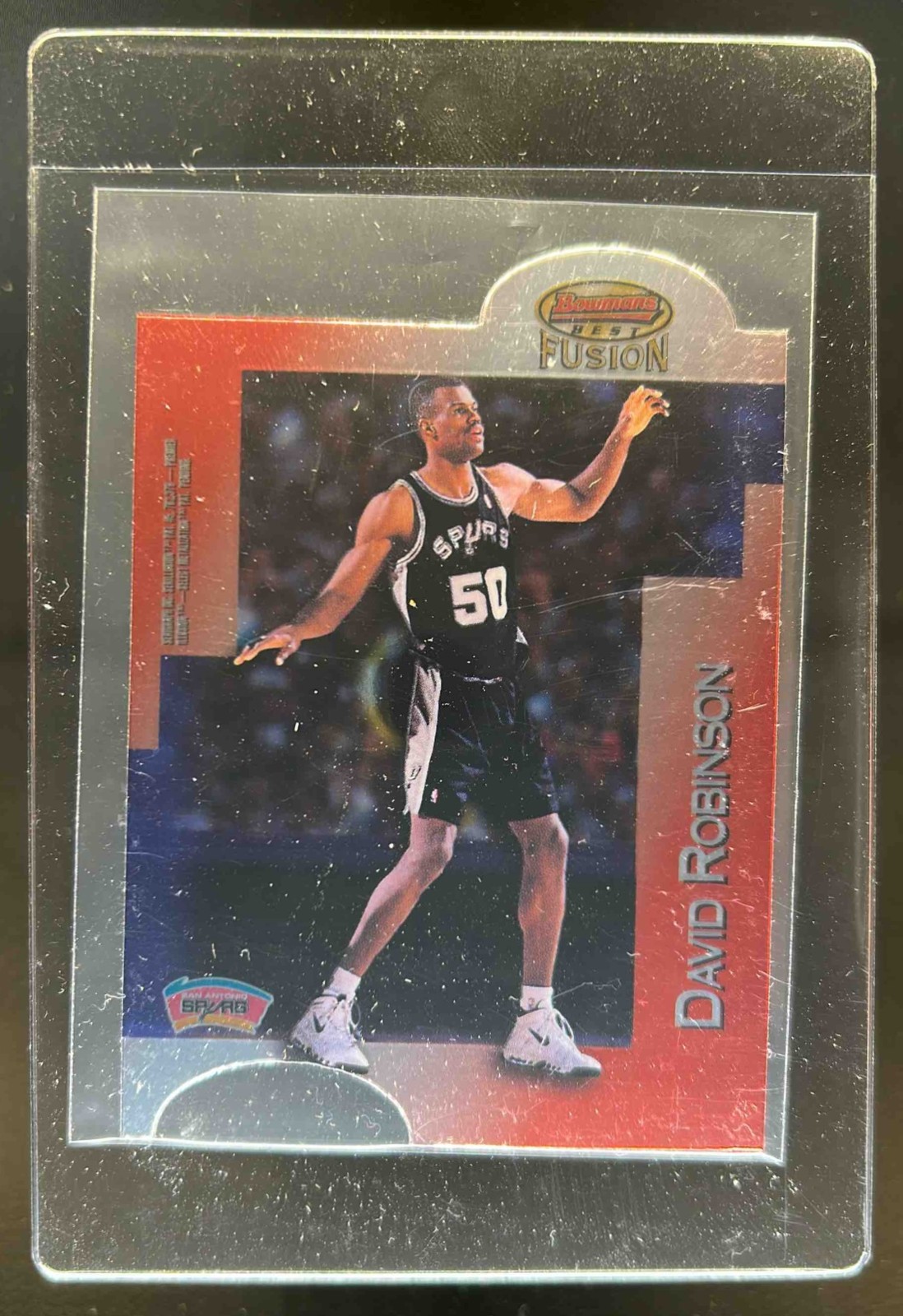 1998-99 Bowman 's Best David Robinson Greg Ostertag Mirror Image #MI20
