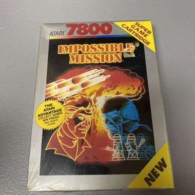 Vintage Atari 7800 Video Game Mission Impossible Factory Sealed