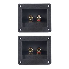 2Pcs Speaker Box Terminals Binding Post Stereos Screw Cup Wire Terminals Cup