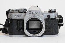 Canon AE-1 Chrome Body with strap and battery