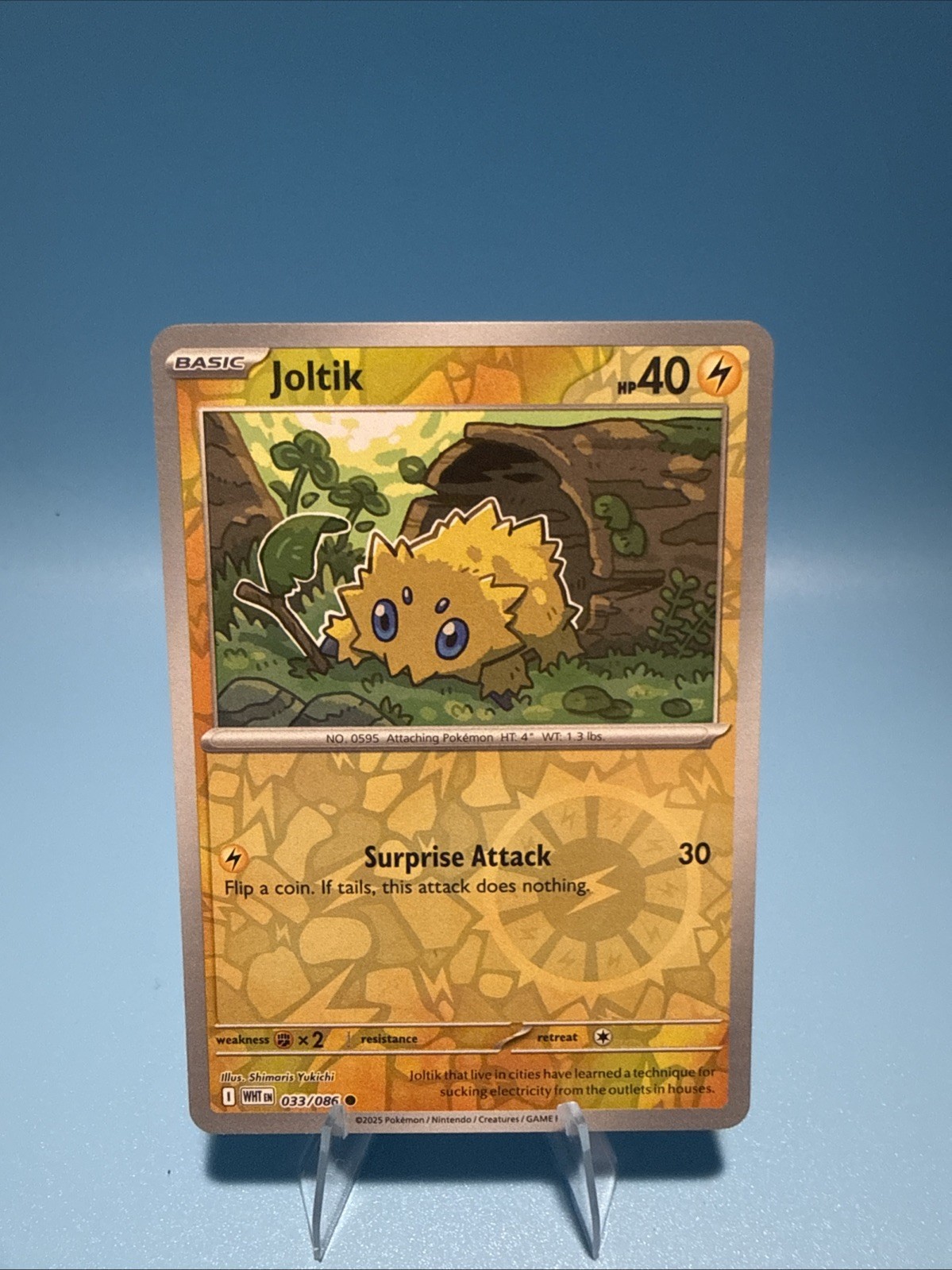 Joltik 33/86 Reverse Holo | White Flare | Pokemon Card