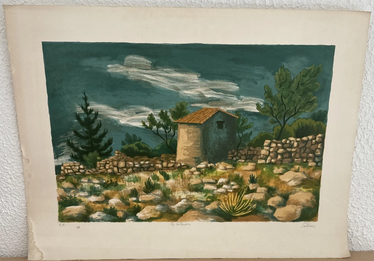 Lithographie, Sans Cadre Salinas Marcel,  (Lithographe Officiel De Picasso)