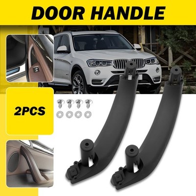 2xRH Outer Interior Door Handle Panel Cover Trim For BMW X4 F26 X3 F25 2011-2017