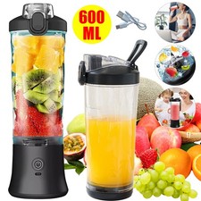600ML Portable Blender Personal Blenders for Shakes Smoothie Maker Fruit Juicer