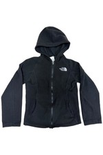 The North Face Kid's Girl Glacier Full Zip Hoodie Black