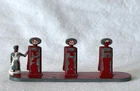 Vintage Toy Lesney Matchbox Esso Service Station Petrol Pumps & Attendant #pL248