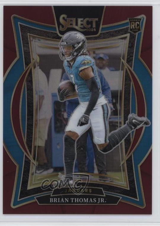 2024 Panini Select Concourse Maroon Prizm /149 Brian Thomas Jr #91 0oa7