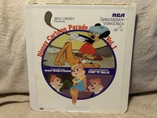 RCA VideoDisc Disney Cartoon Parade Vol. 1 CED SelectaVision NOT TESTED