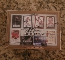2021-22 Leaf Art of Hockey Hobby Box 4 Premium Hits Brand New Factory Sealed 
