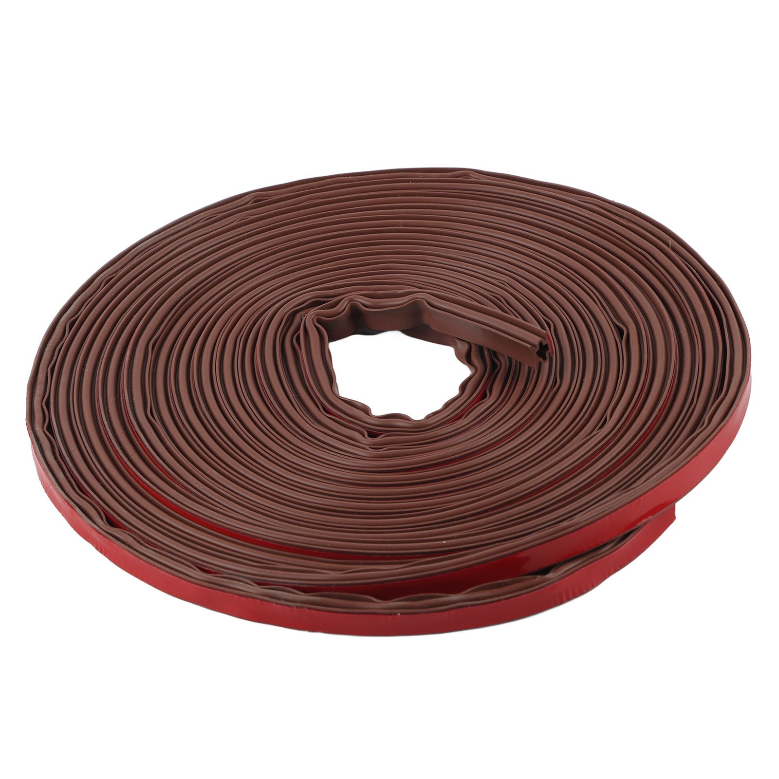 6m Door Sealing Strip Silicone Rubber Self Adhesive Weather Strip Brown Window