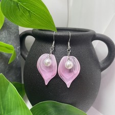 2 Silver-tone Beaded Boho Drop Dangle Earring Set New Free Ship C153