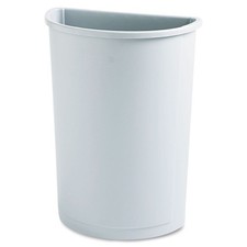 Rubbermaid Commercial 352000GY 21 gal Untouchable Waste Container - GRY New