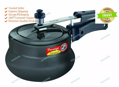 #ad #ad Prestige 2L Nakshatra Plus Aluminium Pressure Handi With One Extra Gasket Black $46.49