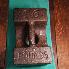 vintage 56lb (25 kg)Weight .cast iron .