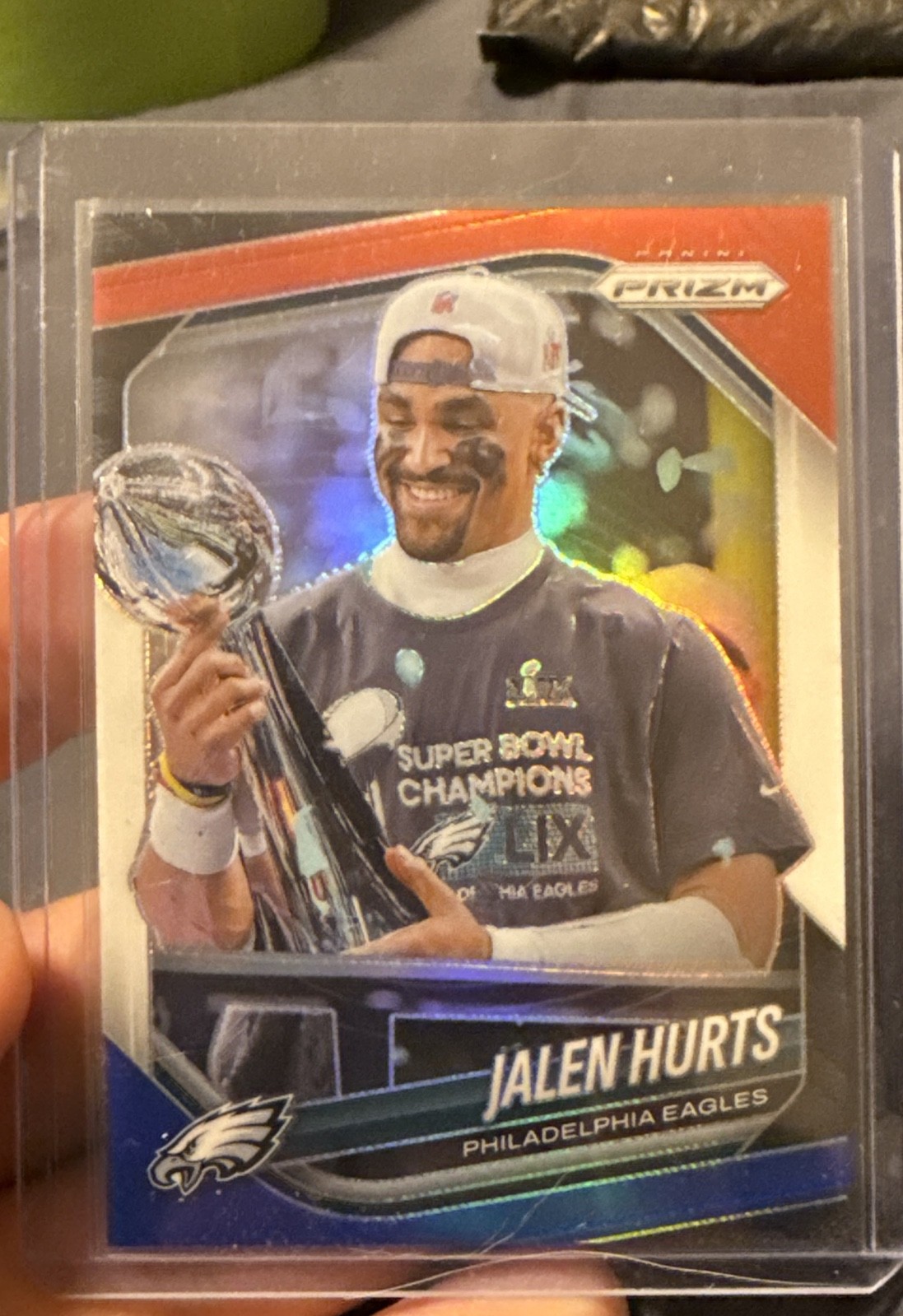 2025 Panini Prizm - Jalen Hurts #228 Red White & Blue Prizm