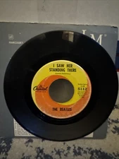 The Beatles I Want To Hold Your Hand/I Saw Her Standing There 45 rpm 5112 Vinyl