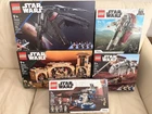 NEW - Lot of 5 Star Wars LEGO Sets: 75283, 75312, 75326, 75336, 75338
