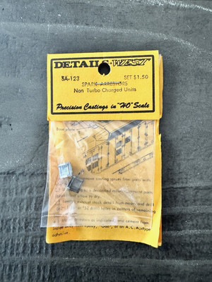VINTAGE Details West SA-123 HO Scale Spark Arrestors Non Turbo Charged Units