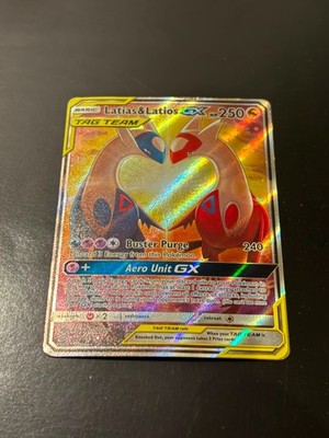 Pokemon Latias & Latios GX 170/181 Team Up Holo (low played)