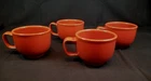 Homer Laughlin China Fiesta Mug Jumbo Paprika Cup Soup Retired 18oz Set of 4