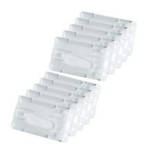 10Pcs 3.5 2.3" Clear ID Credit Card Badge Holder Hard Plastic Protector Case c