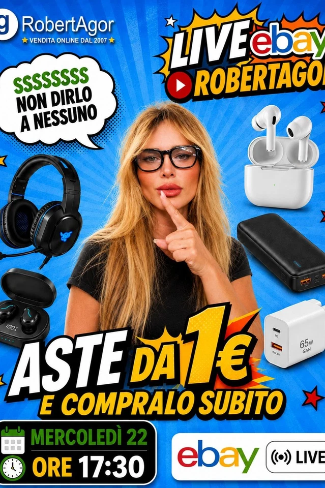 A TUTTO TECH CON  ROBERTAGOR - SCONTI ESCLUSIVI SOLO LIVE