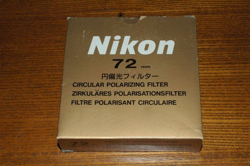 Nikon 72mm Circular Polarizer Filter, , with Case and Original Box