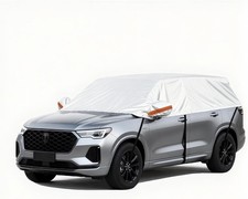 Half Car Cover for SUV, Sunroof  Windshield Cover for Ice and Snow, Hail Protec