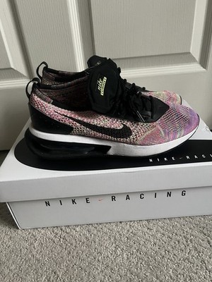 Nike Air Max Flyknit racer in ghost green/pink blast/photo blue/black sz 8.5 W