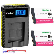 Kastar Battery LCD USB Charger for Sony NP-FT1 FT1  Sony Cyber-shot DSC-T33