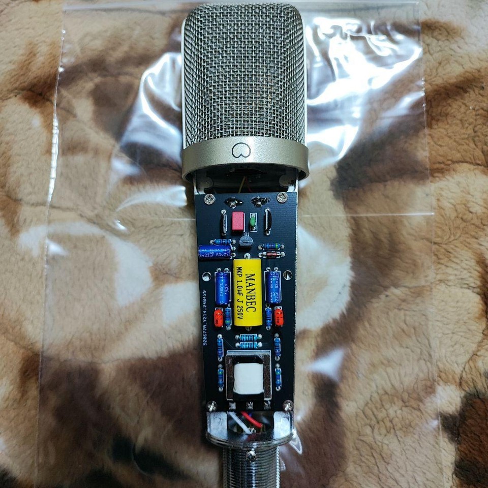 Homemade Condenser Microphone Neumann Km88 1 Clone Circuit eBay