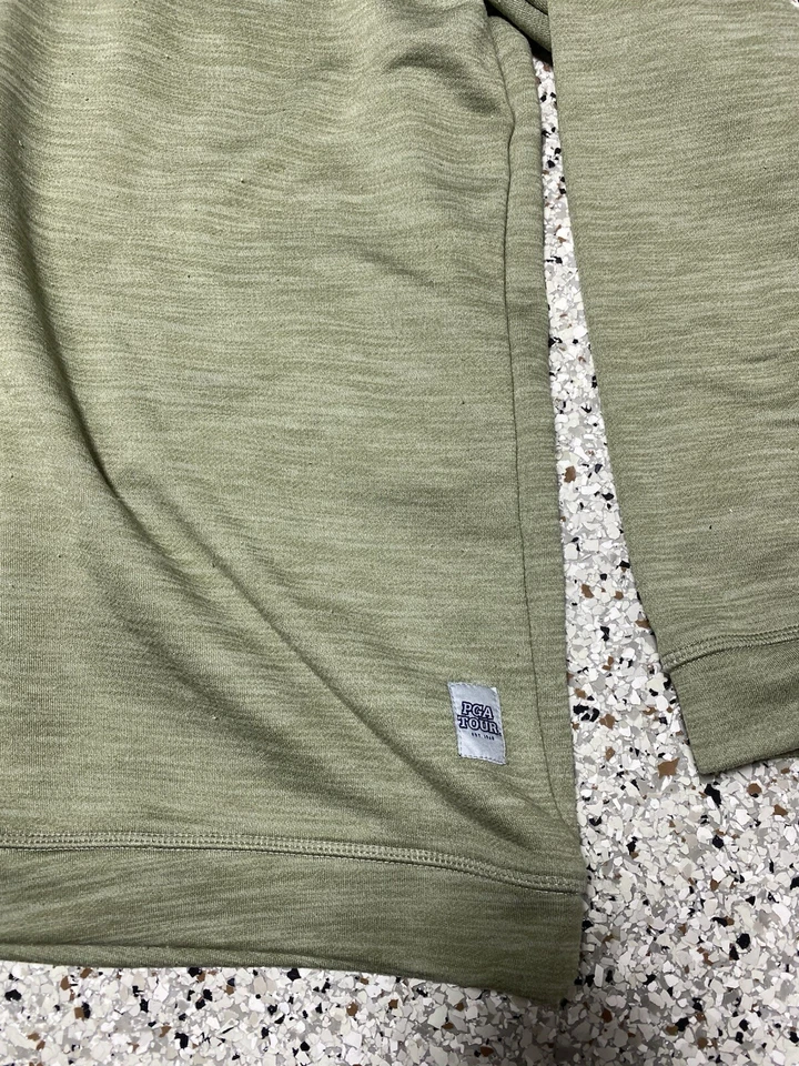 Camisa PGA Tour Para Hombres 2XL Pullover Verde Manga Larga Ropa Activa Camiseta Foto 2 de 4
