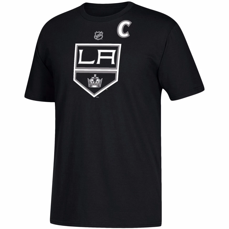 Camiseta de jugador Adidas Los Angeles Kings Anze Kopitar negra para hombre M-2XL NHL  Foto 2 de 4