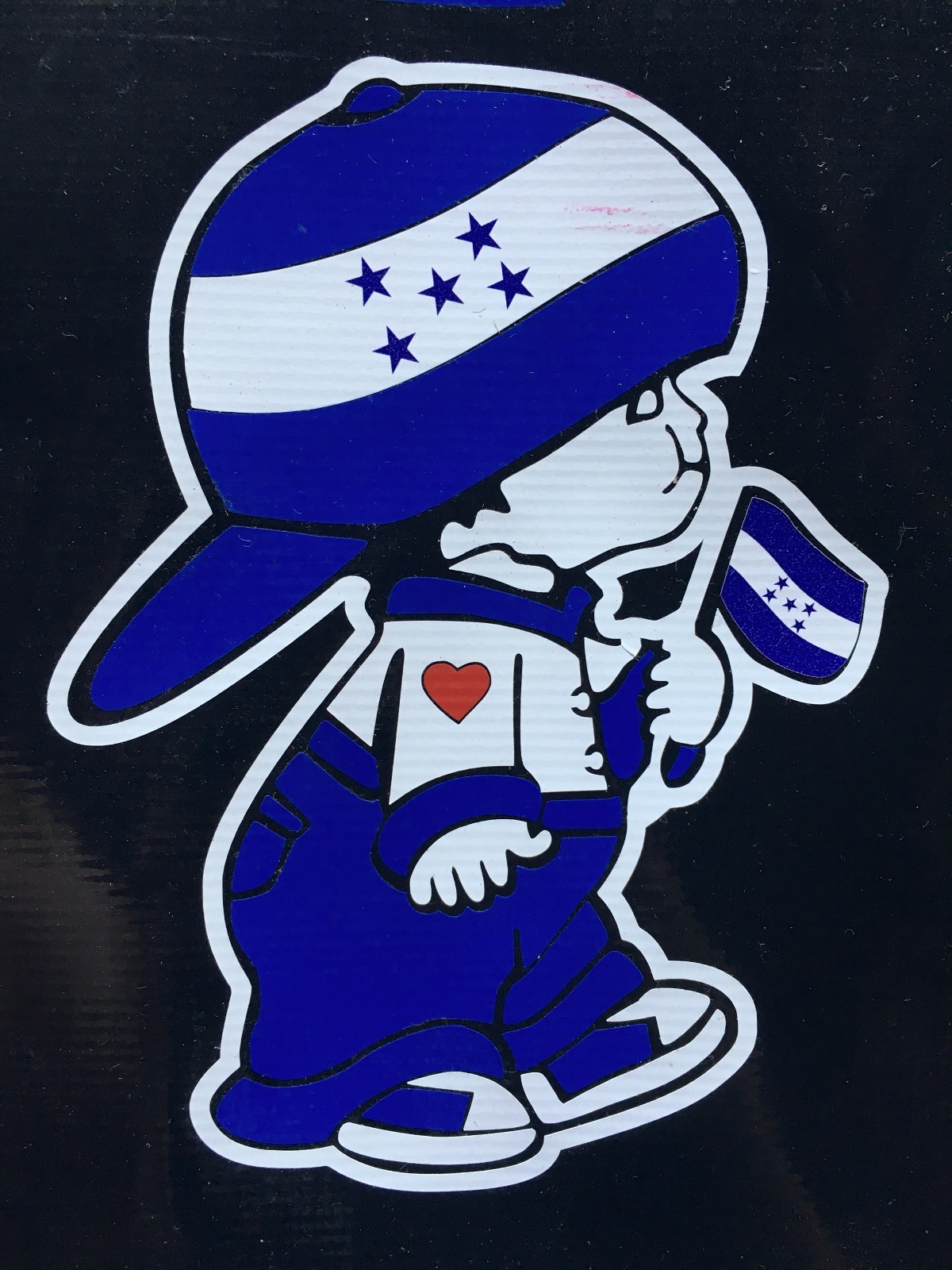 Honduran Boy holding Honduras Flag Car Decal Sticker eBay