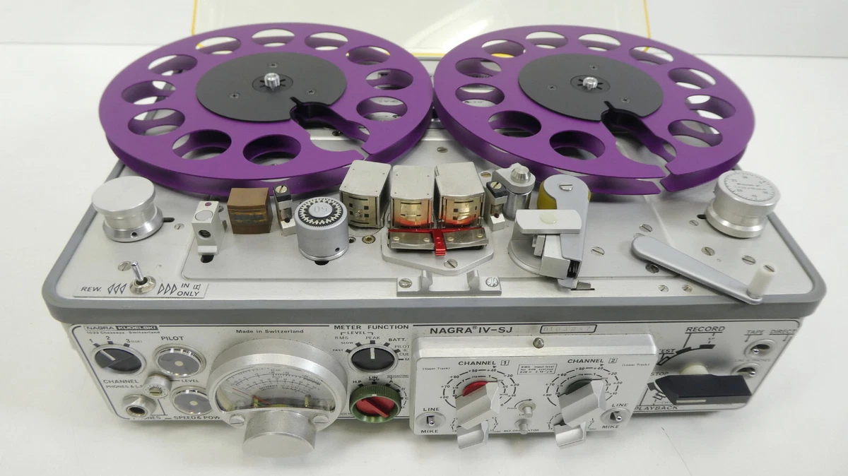 Porte-bobine Nagra IVS – Le Matos Audio Pro, Ouvert Mais Jamais Utilisé !