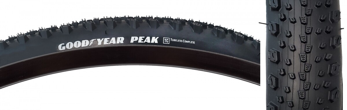 Goodyear Peak Tire - 700 X 40 Tubeless Folding Black Bike