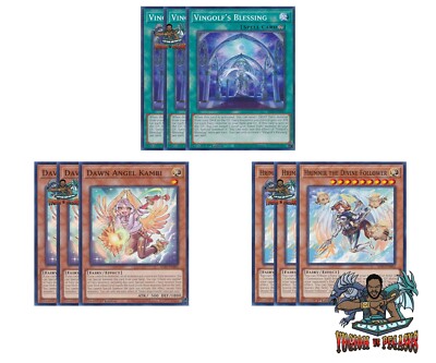 Yugioh! Dawn Angel Kambi Hrimnir the Divine Follower Vingolf's Blessing ALIN NM
