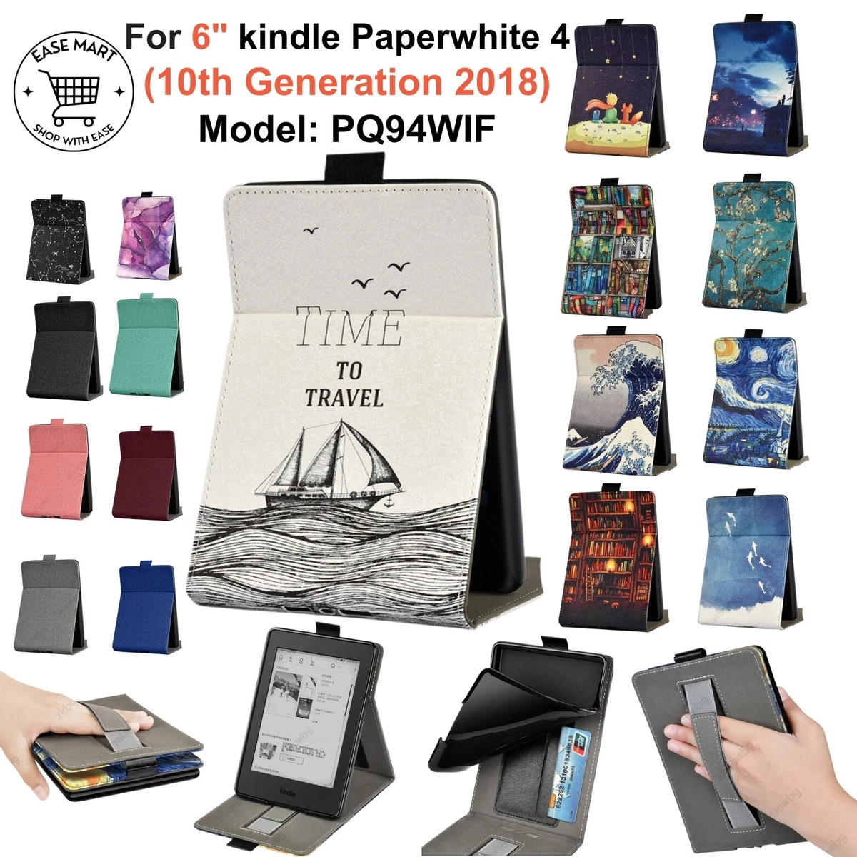 tymhrs Hoesje voor Kindle Paperwhite 10e generatie, 2018 / Paperwhite