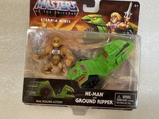 He Man Masters of the Universe Eternia Minis 3  He-Man & Ground Ripper Figure