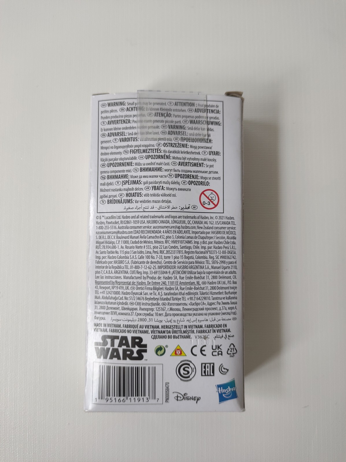 Star Wars Disney Hasbro The Mandalorian THE CHILD Grogu Baby Yoda ...