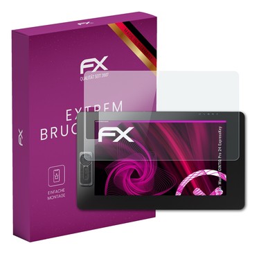 atFoliX Displayfolie für Wacom CINTIQ Pro 24 ExpressKey 9H Schutzpanzer
