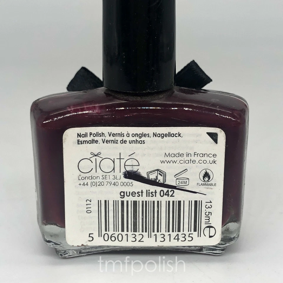 Brand New Ciate Nail Polish - Guest List - Full Size - Image 3 of 3
