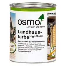 OSMO Landhausfarbe High Solid 0.75 Liter Naturöl Deckfarbe Holzschutz FARBWAHL