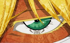 Anime bleach green eyes 2009 tier Custom Gaming Mat Desk