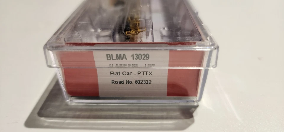 BLMA MODELS N Scale ACF F89 J 89' Flat Car PTTX #602332 - Image 3 of 3